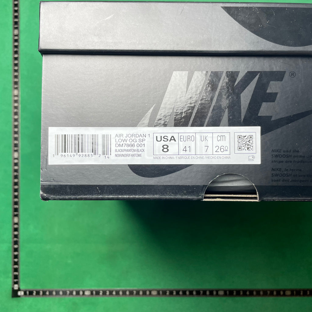 Air Jordan 1 Low OG TS "Travis Scott - Black Phantom"